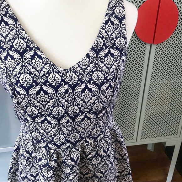 Francesca’s Jun & Ivy Damask Fit & Flare Dress - Picture 3 of 6